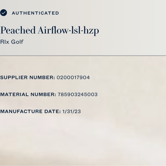 Ralph Lauren RLX Navy and White Peached Airflow-lsl-hzp Jacket - Picture 6 of 6